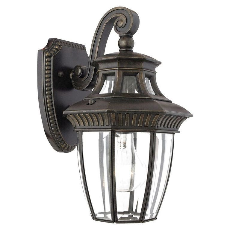 Traditional Ornate Top Fix Wall Lantern