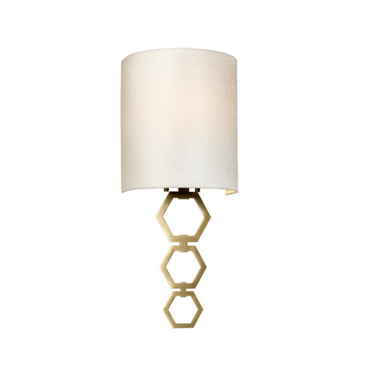 Small 'Trevalyn' Modern Brass Wall Light