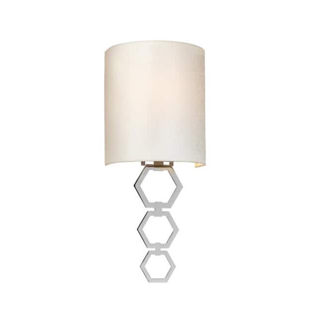 Small 'Trevalyn' Modern Chrome Wall Light - thumbnail