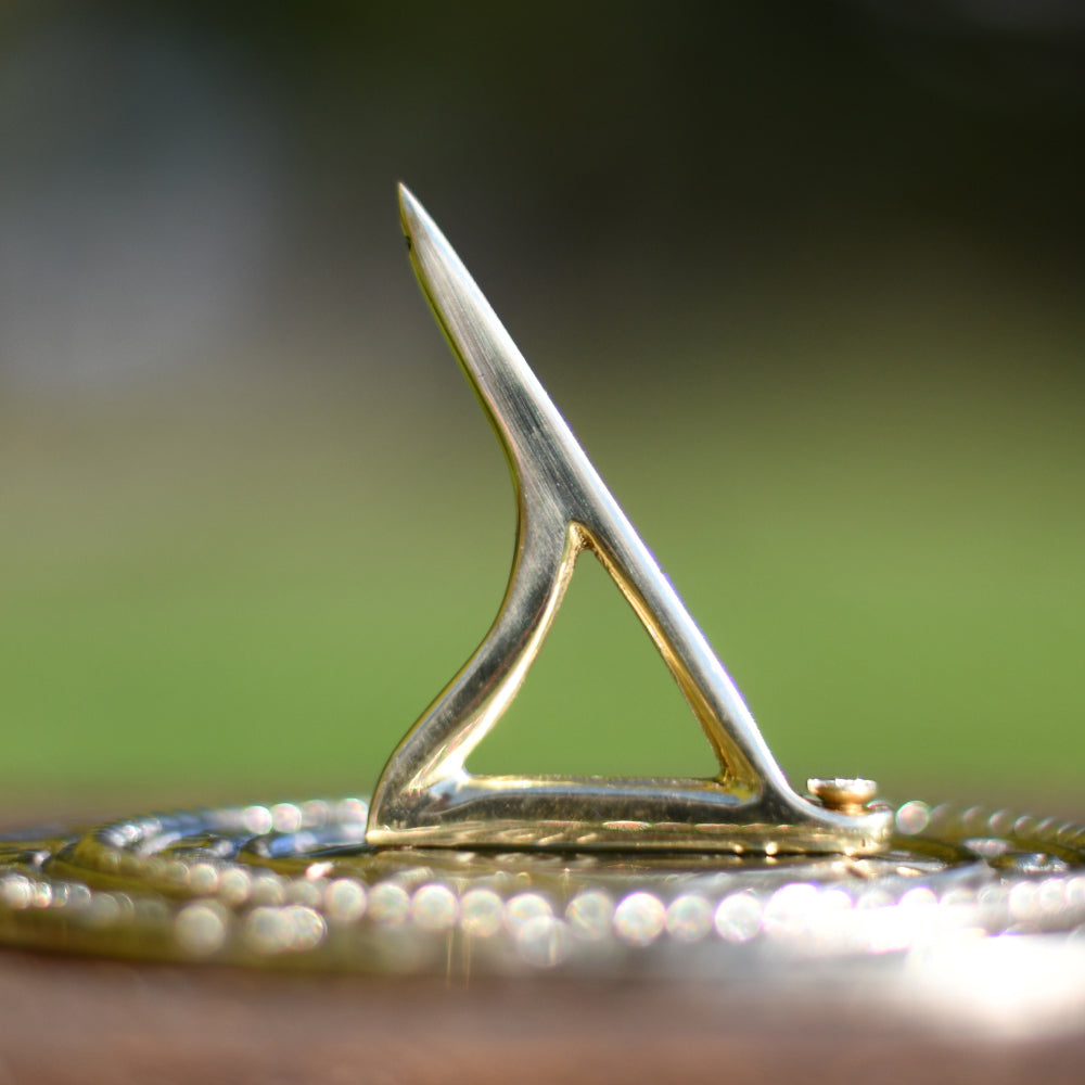 Close up of the gnomon 