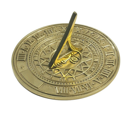 Engravable Brass Garden Sundial