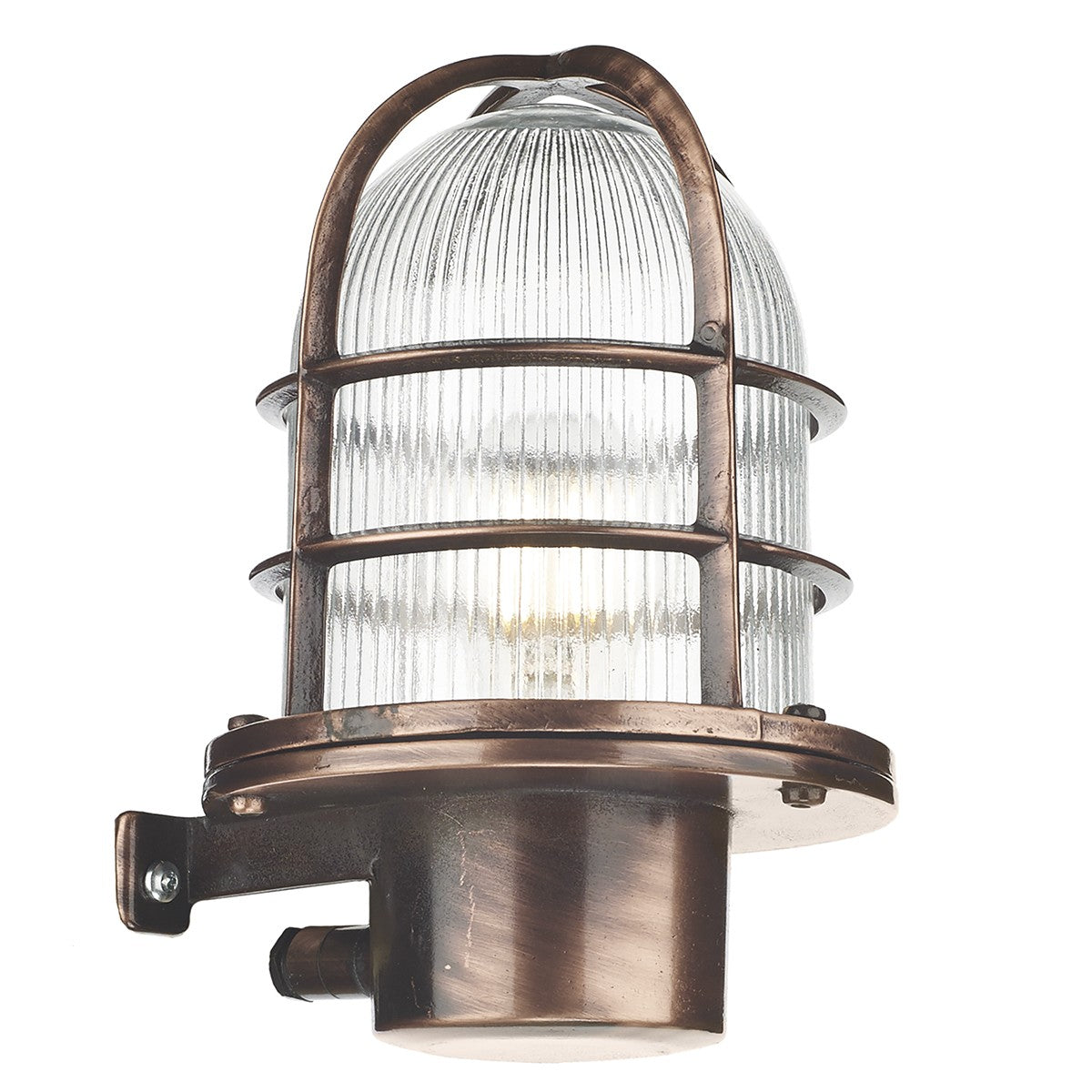 Dark Copper Admirals Wall Lantern