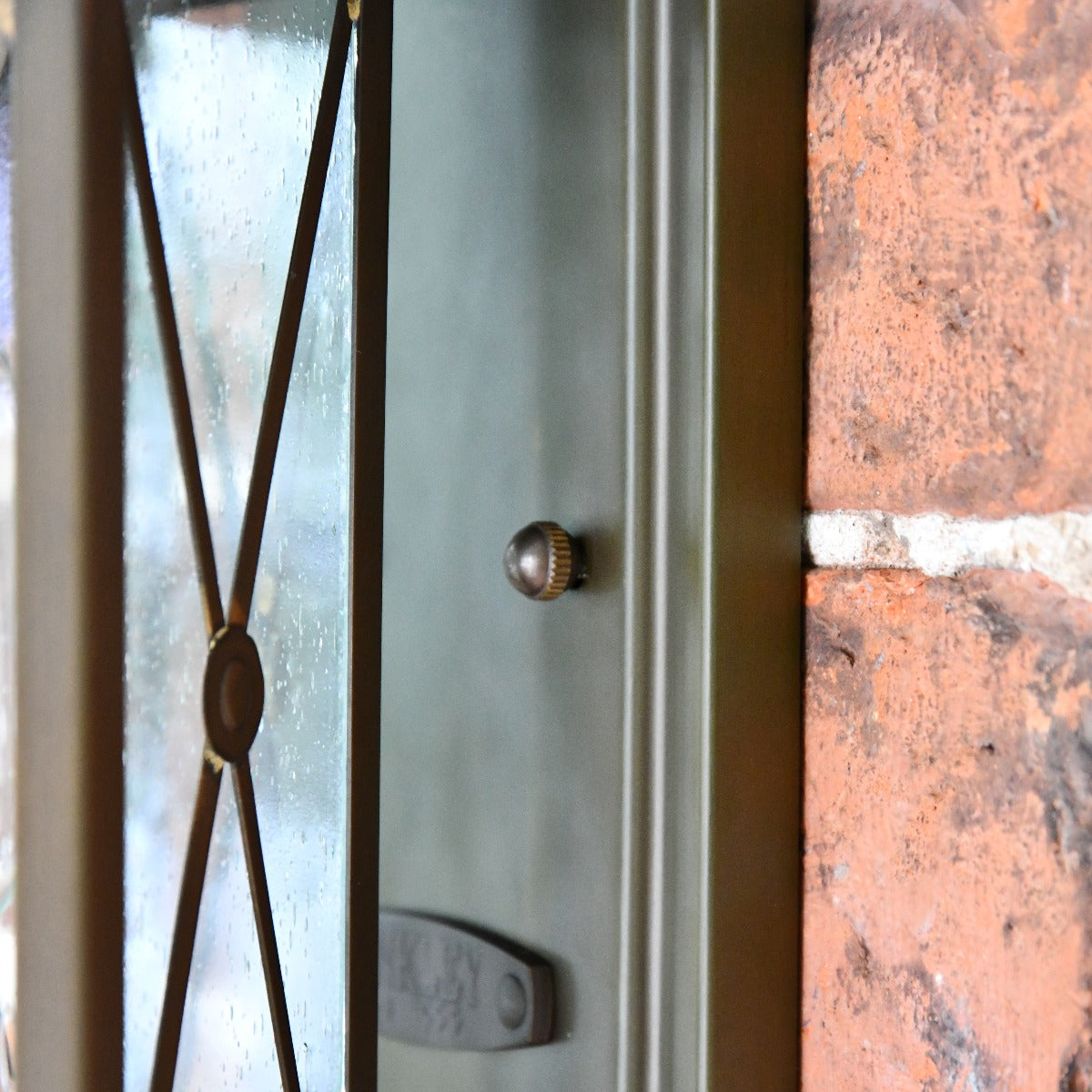 Solid Brass Traditional Flush Fitting Wall Lantern