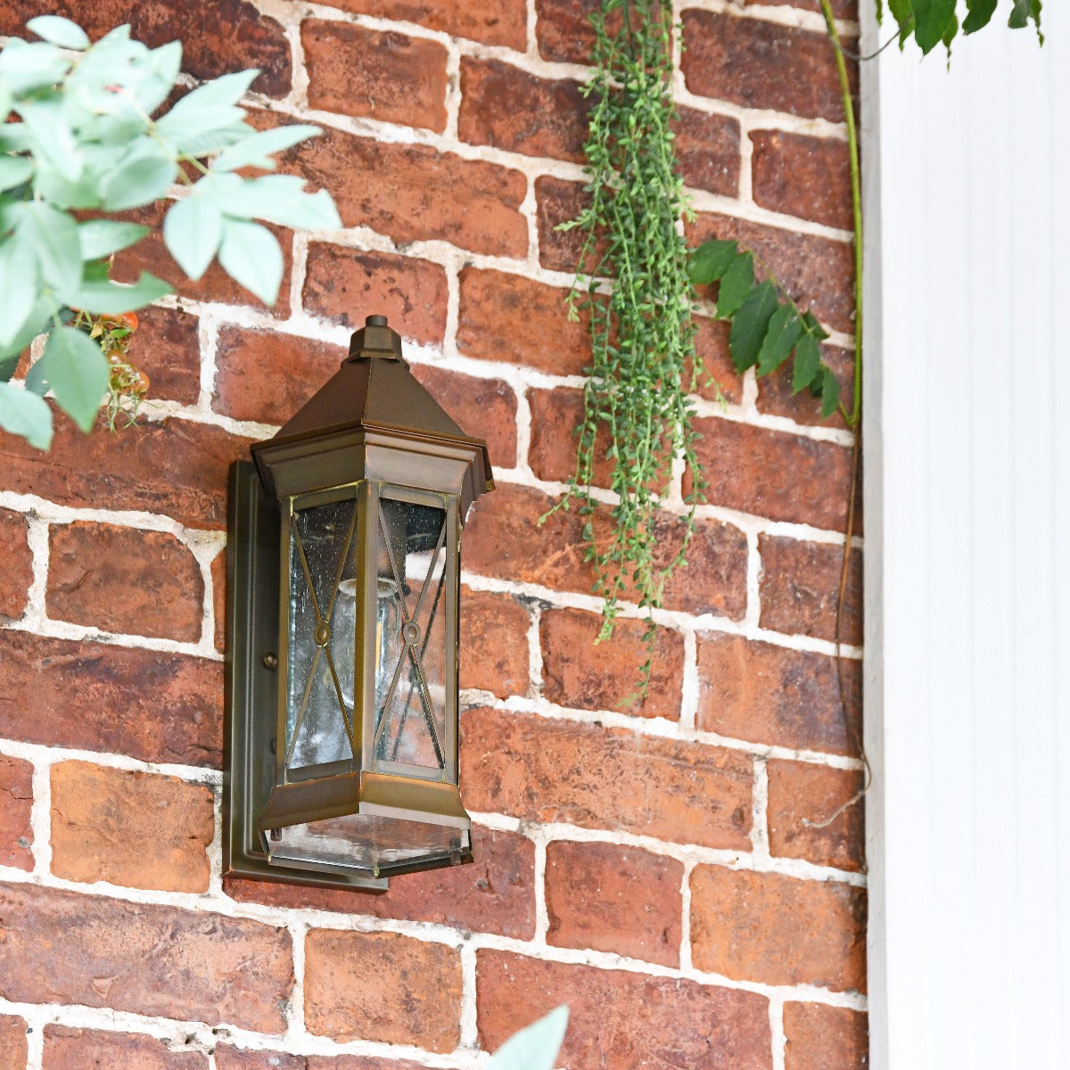 Solid Brass Traditional Flush Fitting Wall Lantern