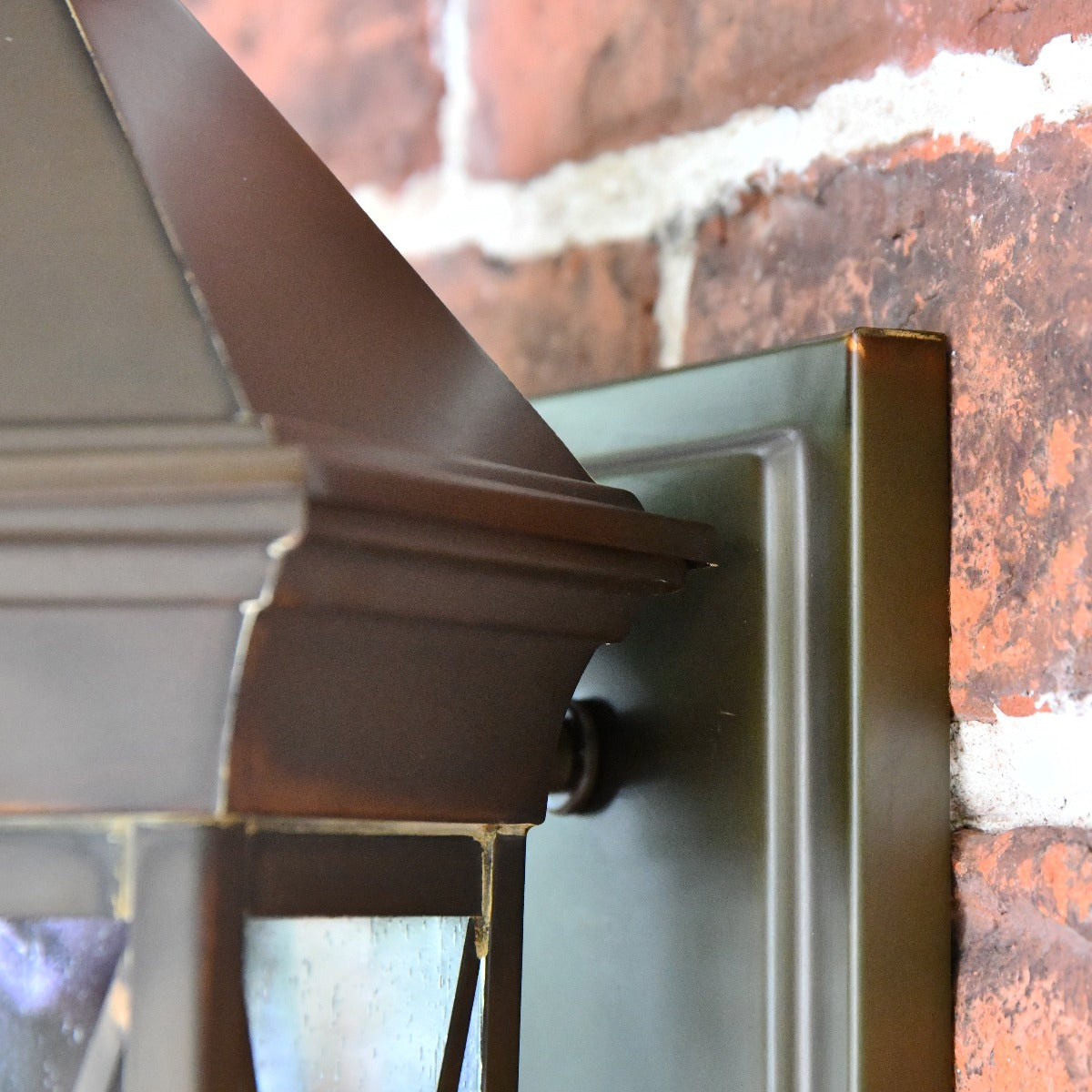 Solid Brass Traditional Flush Fitting Wall Lantern