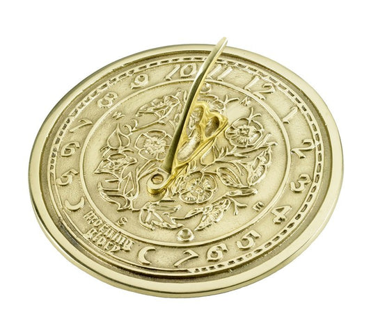 Sun and Flowers Sundial
