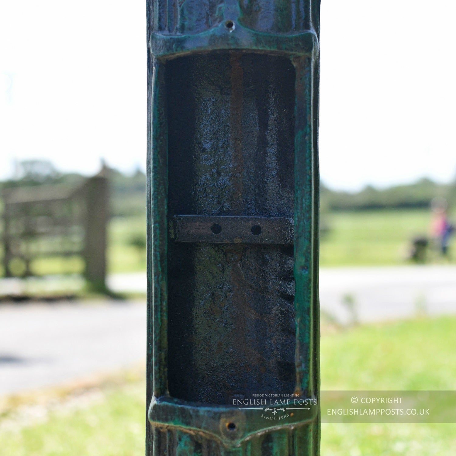 Solid Cast iron Lamp Post Column With Inspection Panel