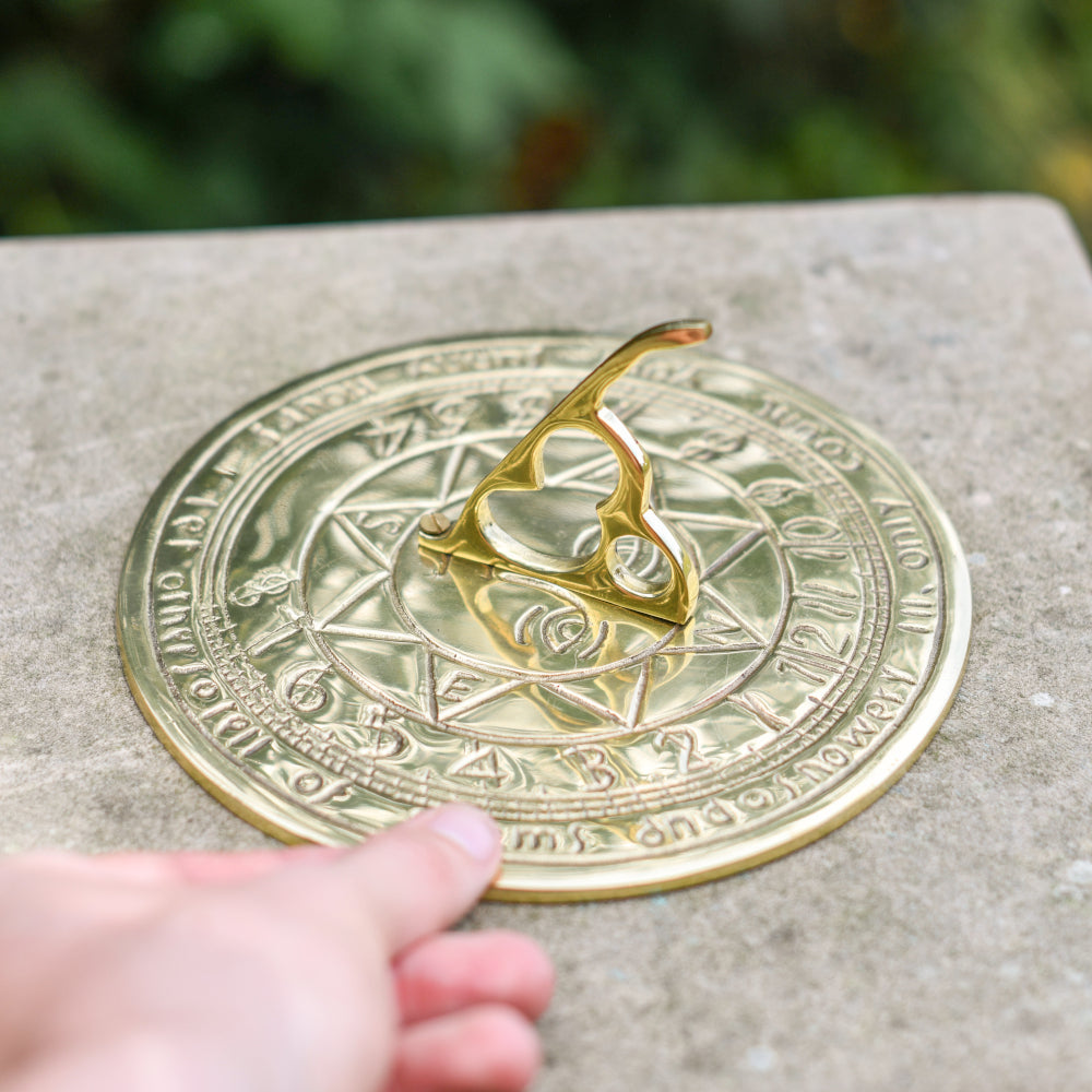 Life size scale of the 'Solskin' sundial