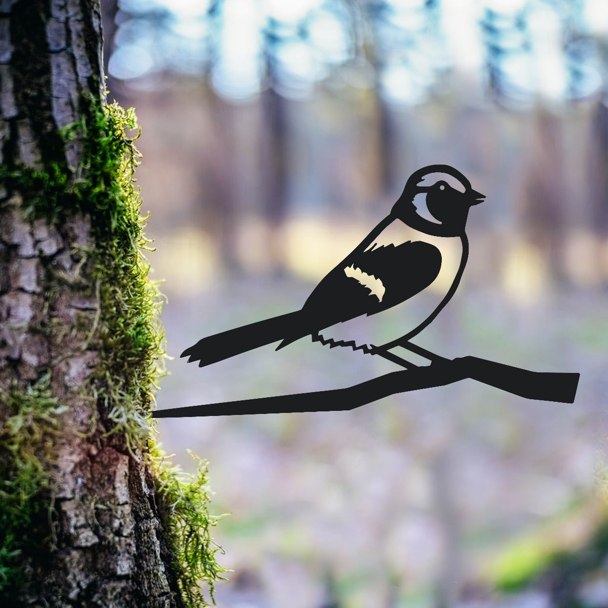 Sparrow Garden Sheet Steel Tree Spike In Black