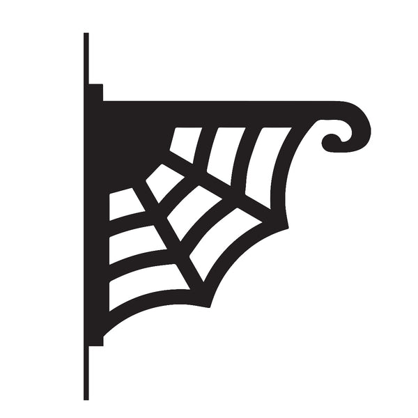 Spider Web Design Garden Hanging Basket Bracket