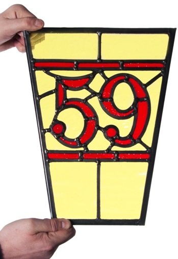 Stained glass lantern inserts