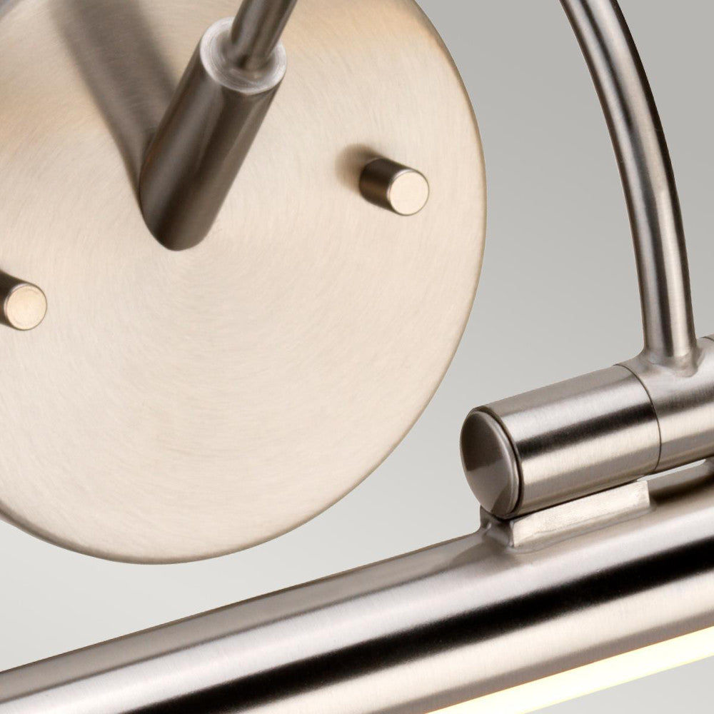 Magnified view of the circular backplate