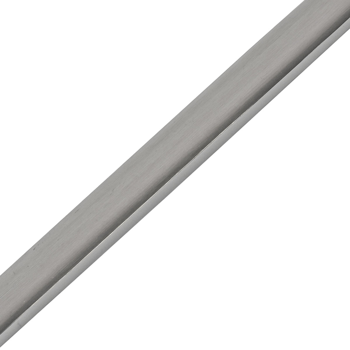 Close up of the stainless steel spindle