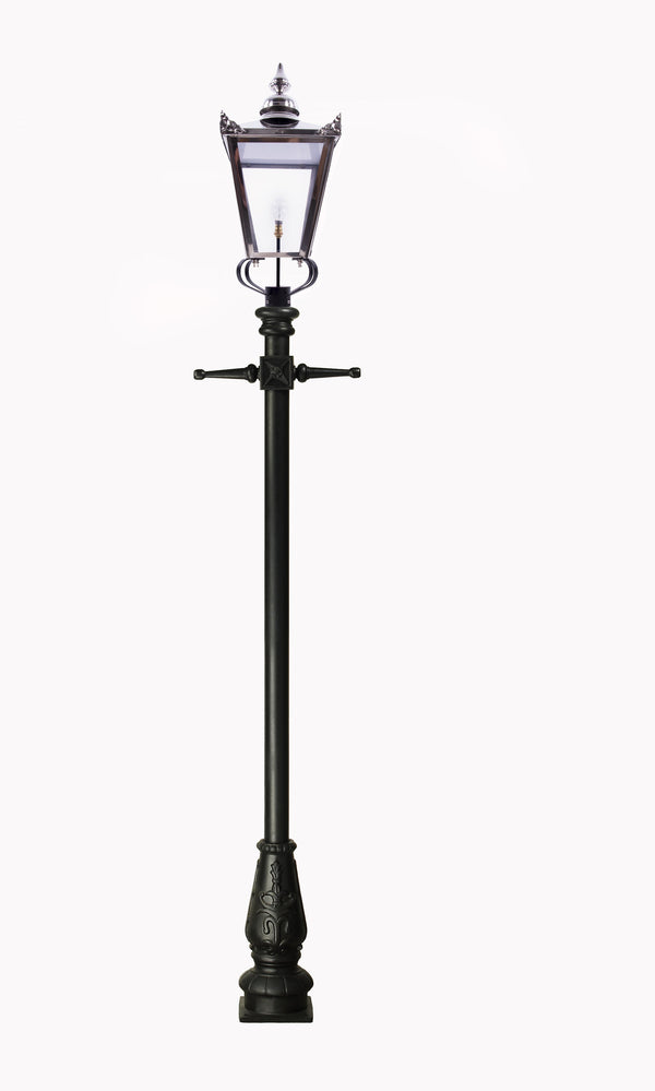 Contemporary Polished Nickle Victorian Lamp Post - Limited Edition