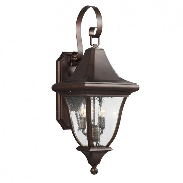 Standard Antique Bronze Traditional Flush Wall Light