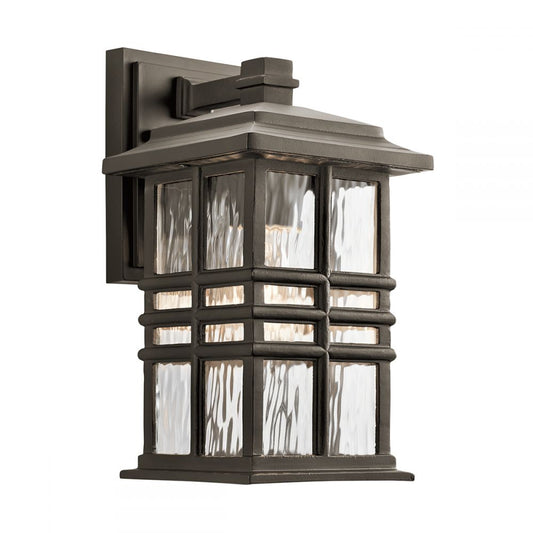 The Standard 'Combley' Bronze Square Hanging Wall Light