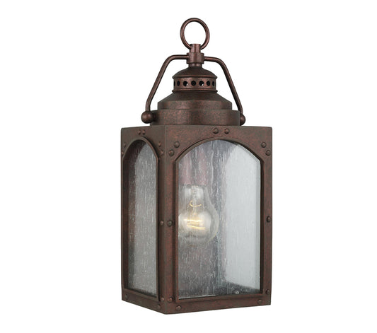 Standard Rustic Copper Finish Gas-Lamp Style Wall Lantern