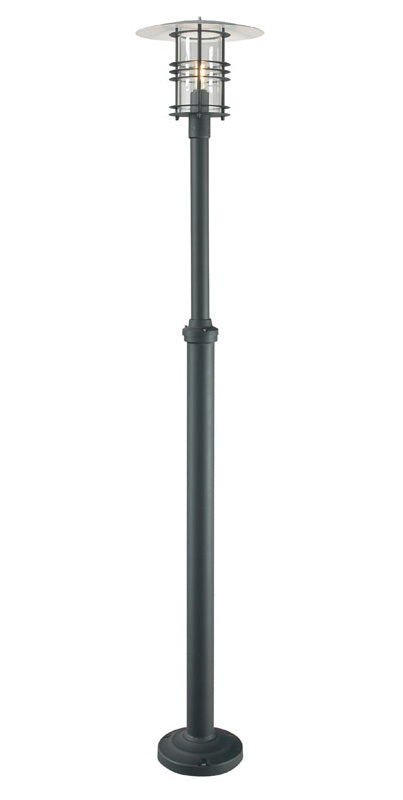 Stockholm Black Galvanised Steel Contemporary Lamp Post