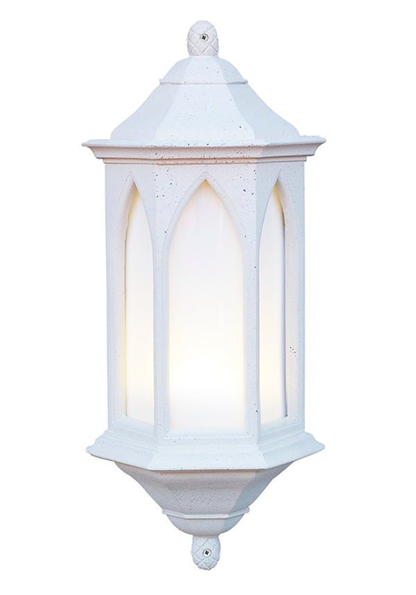 Medium Stone Wash Effect Victorian Flush Wall Light