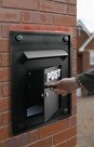 Strong locking front door