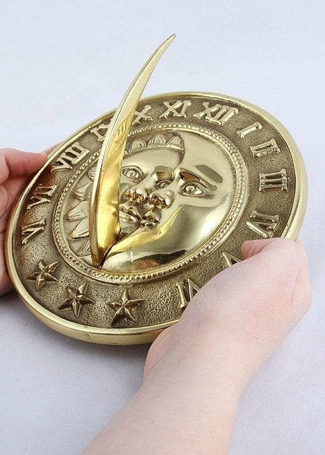 Dusk to Dawn Brass Sundial