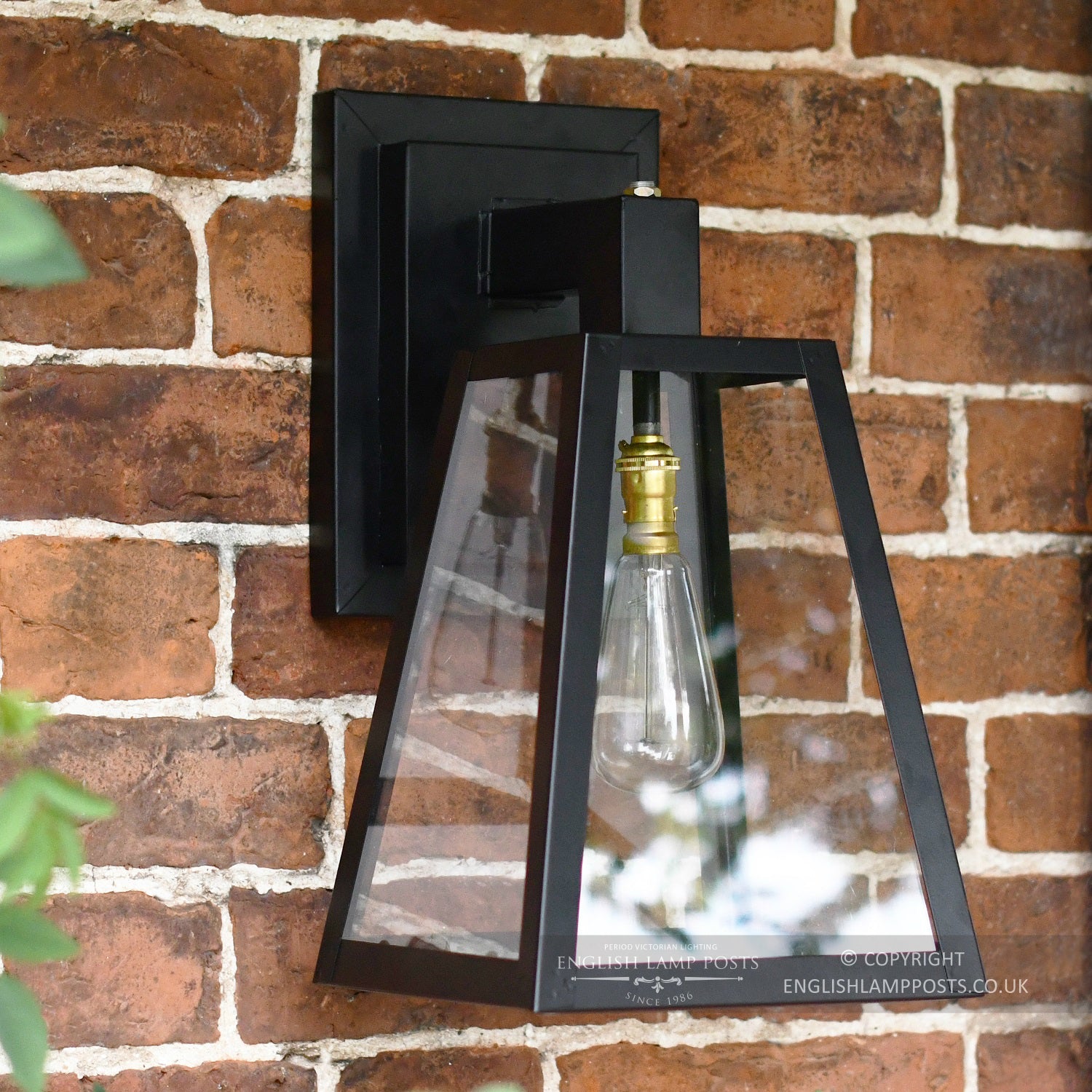 Suspended Black Modern Wall Light