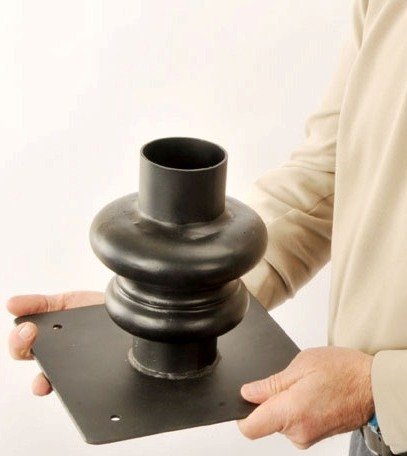 Driveway pillar light base 