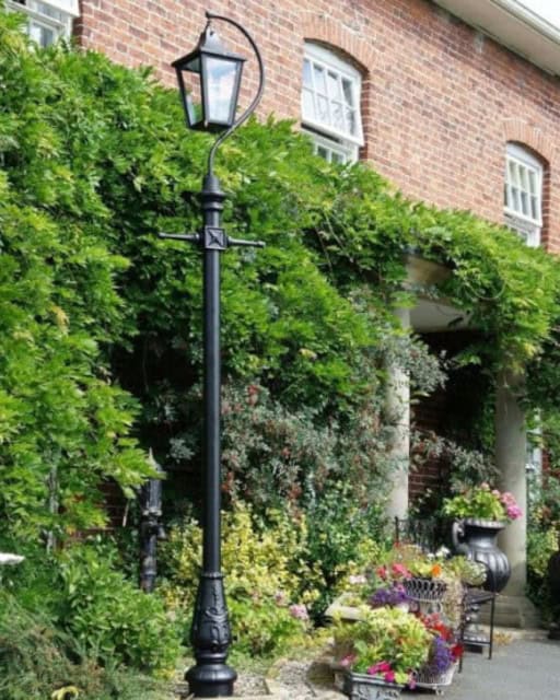 Swan Neck Lamp Post 2.93m - thumbnail