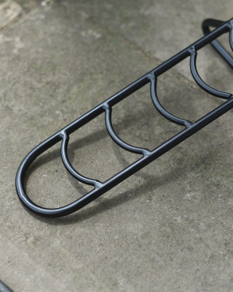 Close up of the footholder