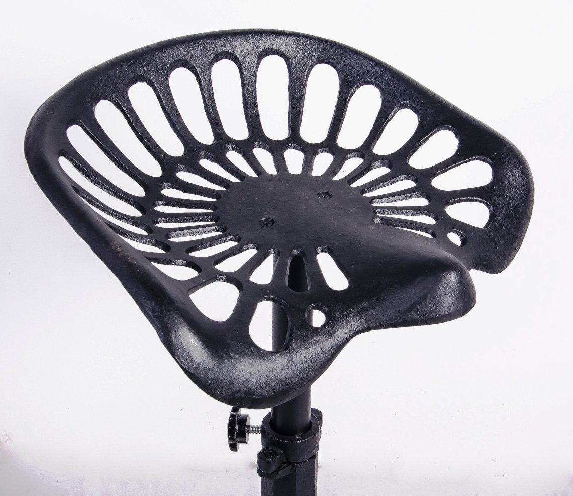 tractor seat iron bar stool