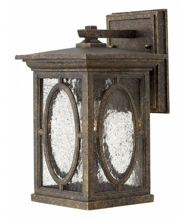 Textured Bronze Vintage Wall Lantern