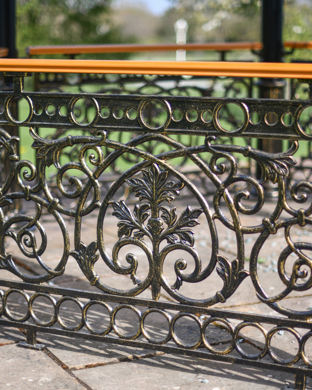 Floral patterned gazebo 