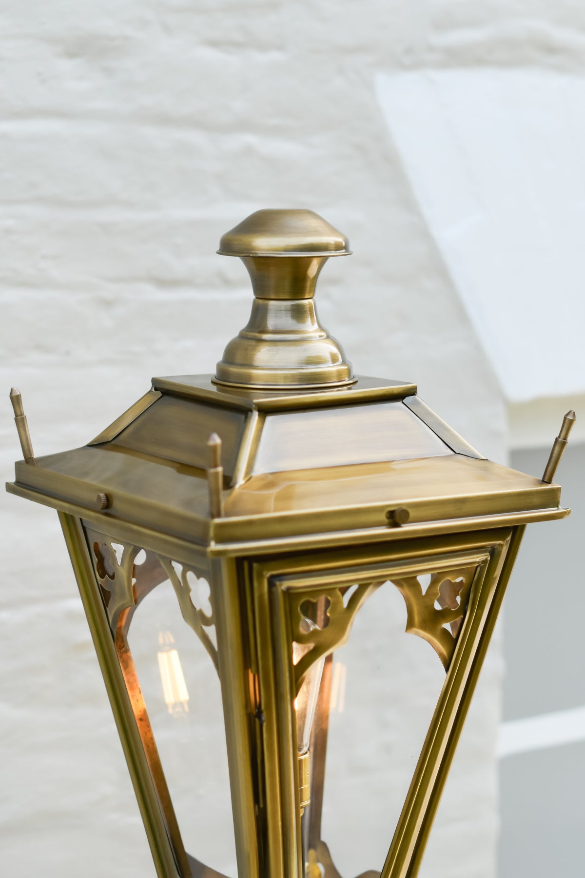 The apex of the 'Aurora' lantern