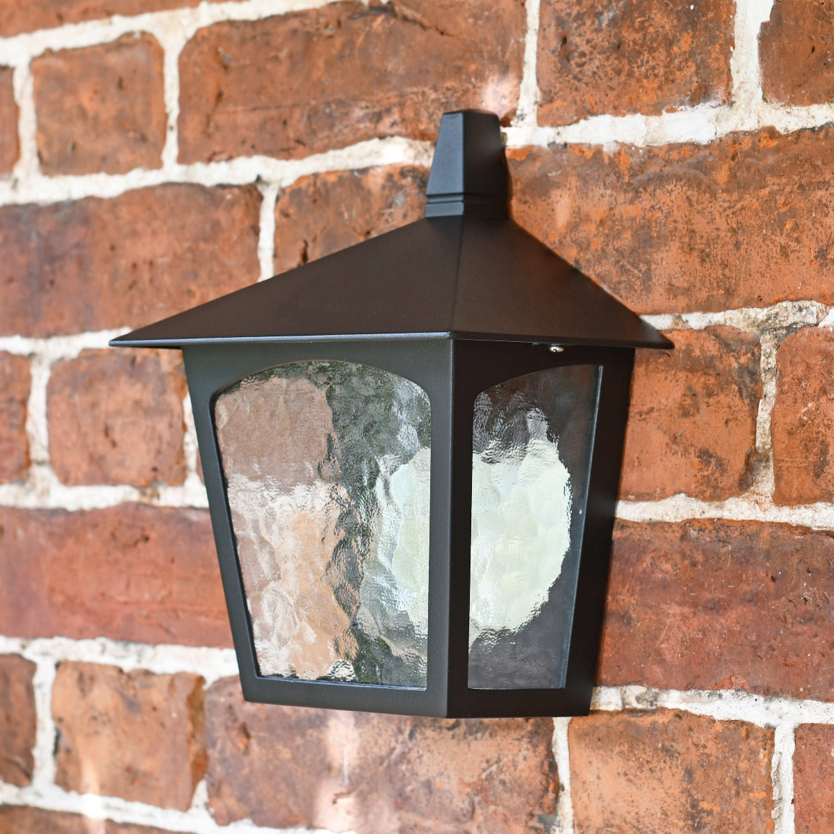 The Aston Traditional Black Half Wall Lantern