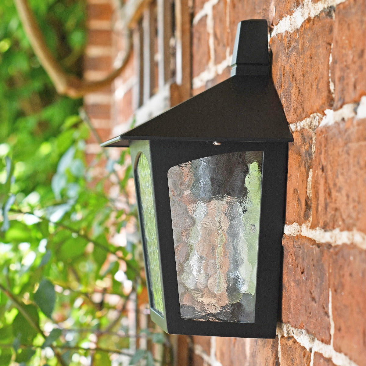 The Aston Traditional Black Half Wall Lantern