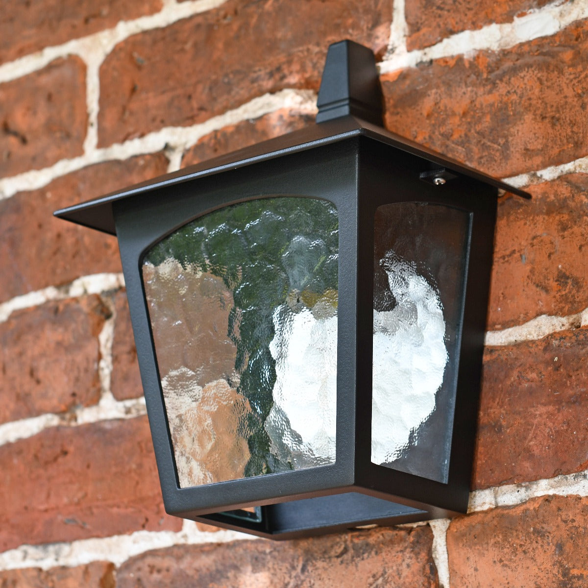 The Aston Traditional Black Half Wall Lantern