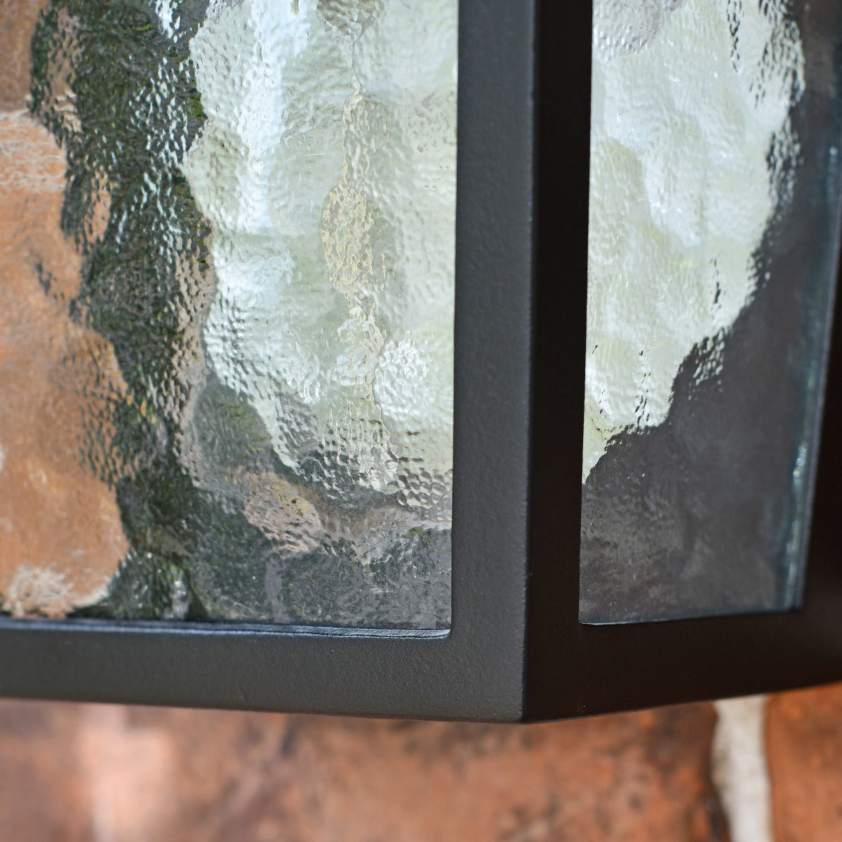 The Aston Traditional Black Half Wall Lantern