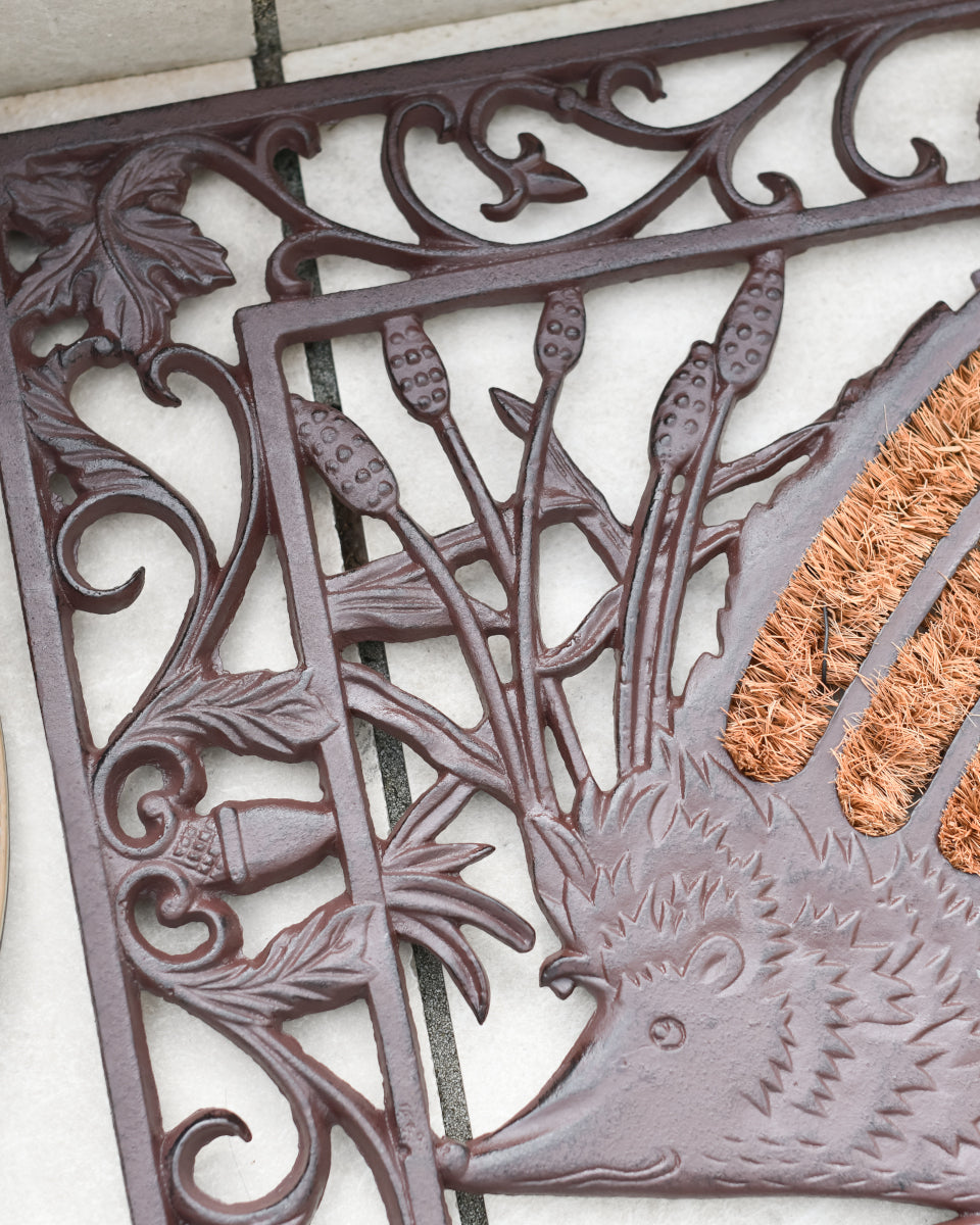 The beautiful bronze detailing
