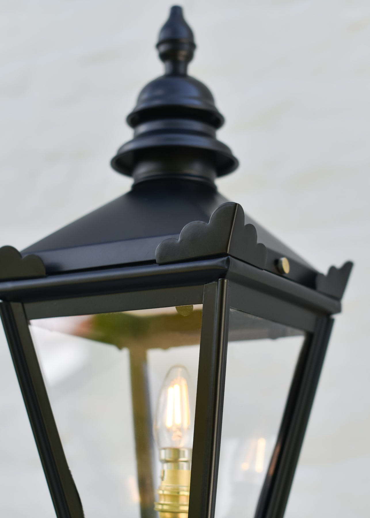 The black lanterns scaloped edges 