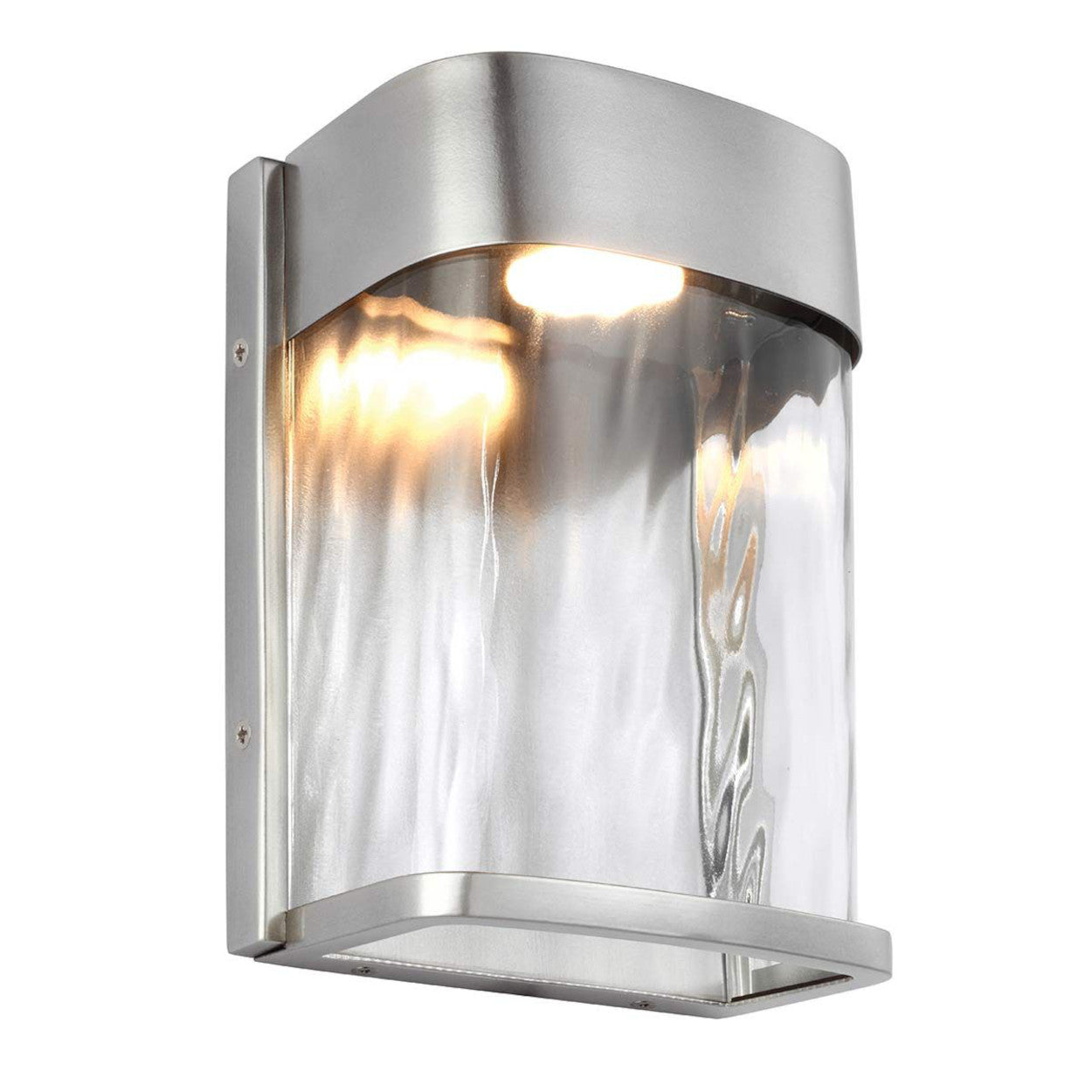 The Brushed Steel 'Riverhill' Standard Wall Light