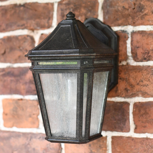 The Eddington Weathered Bronze Wall Lantern