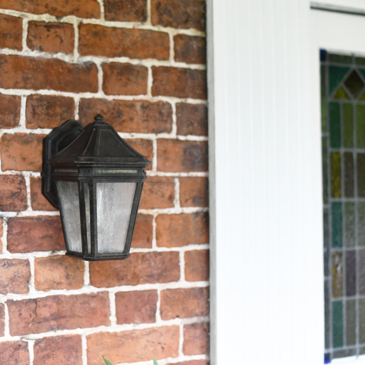 The Eddington Weathered Bronze Wall Lantern