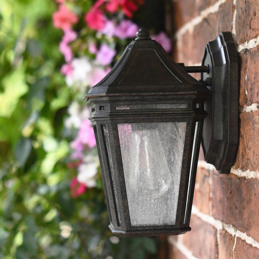 The Eddington Weathered Bronze Wall Lantern