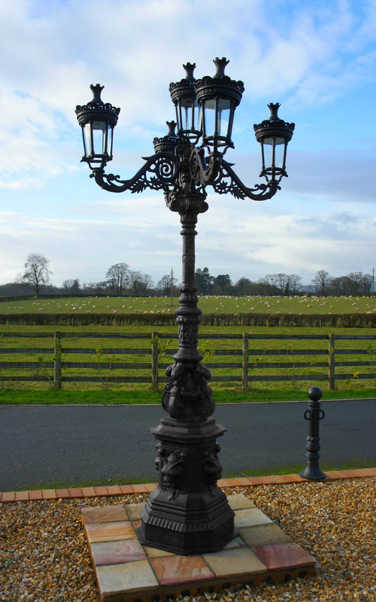 Ex-Display of 'The Emperor' Multi-Headed Lamp Post