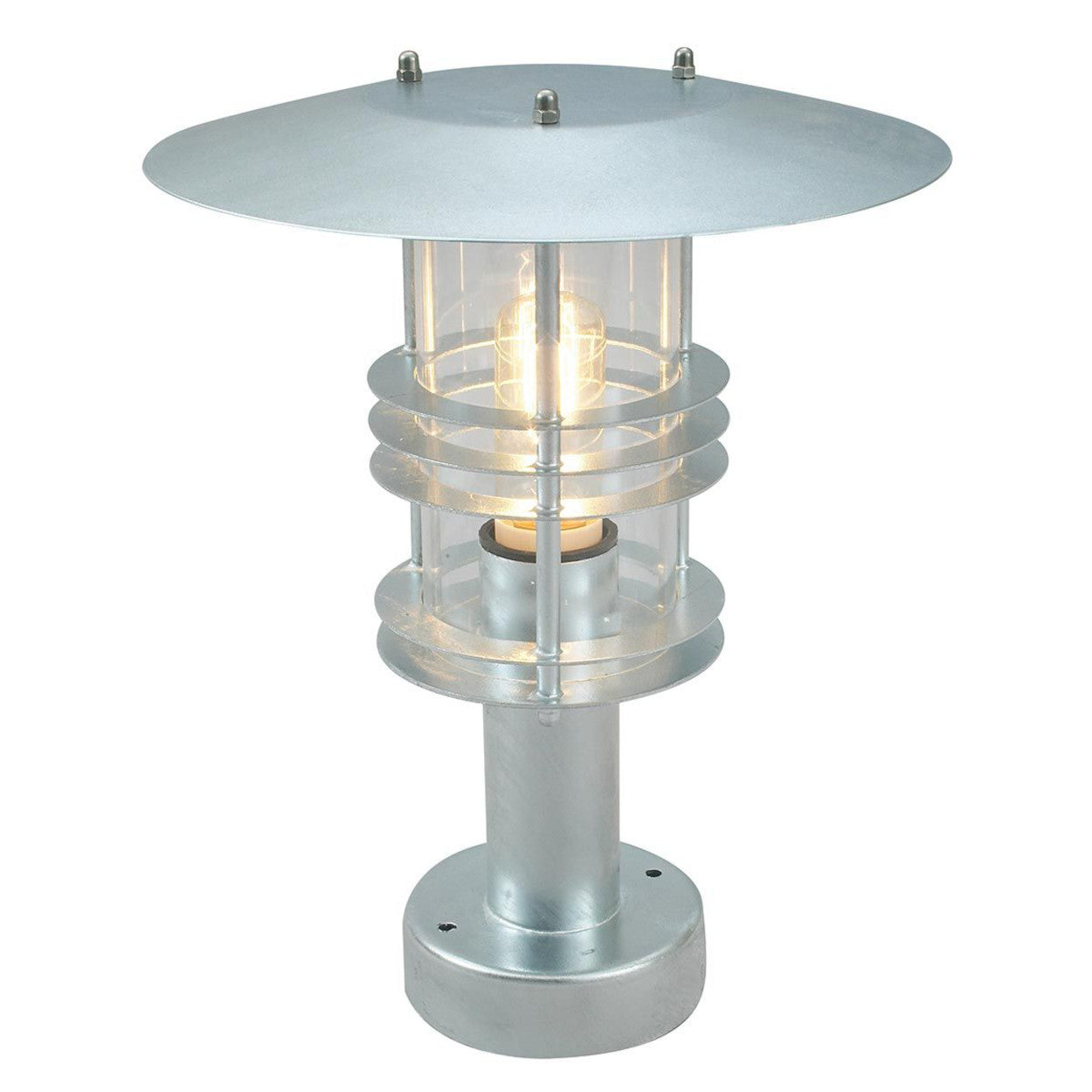 The Galvanised 'Colebrooke' Pillar Light