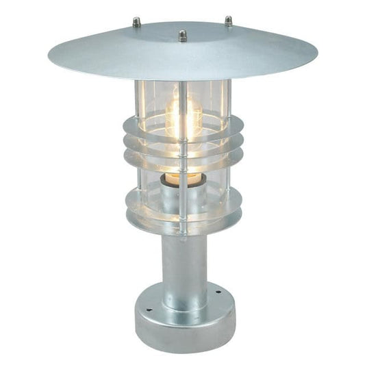 The Galvanised 'Colebrooke' Pillar Light - thumbnail