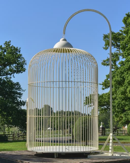 'The Gilded Cage’  - Supreme Bird Cage Gazebo in Cream - thumbnail
