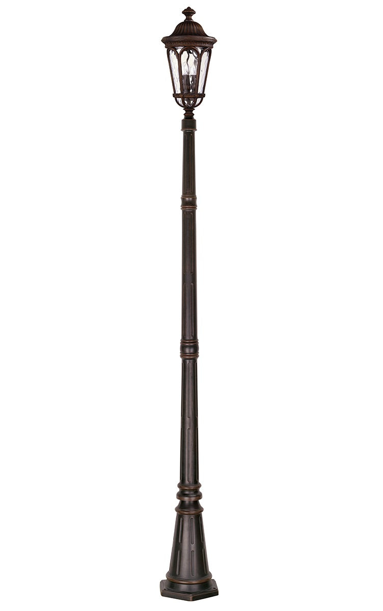 Dark Bronze Gothic Lamp Post Set
