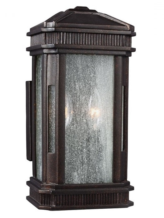 "The Helwith" Dark Bronze Flush Wall Light