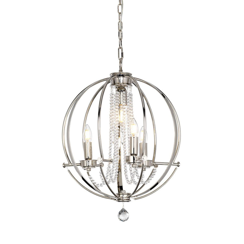 The 'Imperial Orb' Four Light Chandelier 